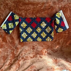 Colorful Off-Shoulder Top